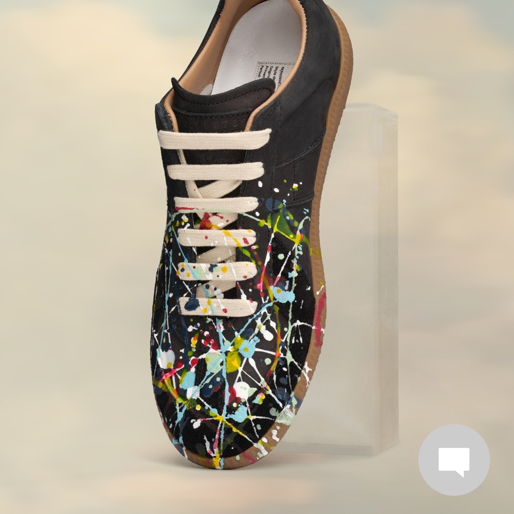 Maison Margiela Replica Paint Splatter shoes